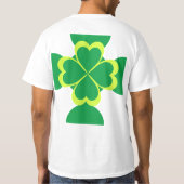 Vrolijk Sint Patrick's Dag. T-shirt (Achterkant)