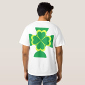 Vrolijk Sint Patrick's Dag. T-shirt (Achterkant volledig)