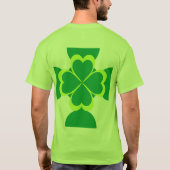 Vrolijk Sint Patrick's Dag. T-shirt (Achterkant)