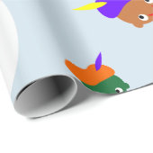 Vrolijk Sinterklaas pakpapier (Rol Hoek)