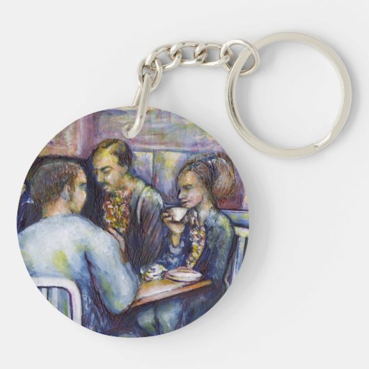 vrolijk sleutelhanger (Achterkant)