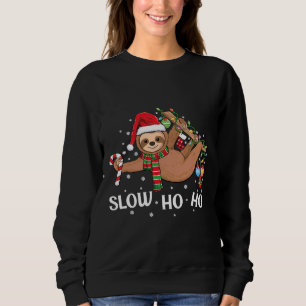 Vrolijk Slothmas Kerstluiaard Pyjama Santa Hoed S Trui