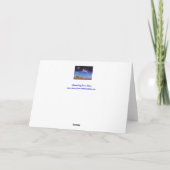 Vrolijk spetterend kerstfeest feestdagen kaart (Achterkant)