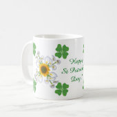 Vrolijk St. Patrick's Dag. Omslag met Calla Koffiemok (Voorkant links)