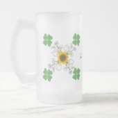 Vrolijk St. Patrick's Dag. Omslag met Calla Matglas Bierpul (Links)