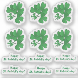 Vrolijk St. Patrick's dag. Sticker