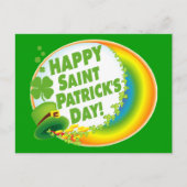 Vrolijk St. Patrick's Day. Briefkaart (Voorkant)