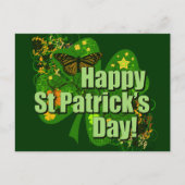 Vrolijk St. Patrick's Day. Briefkaart (Voorkant)