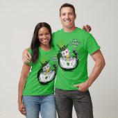 Vrolijk St. Patrick's Day. Cute Cat Funny T-shirt (Unisex)