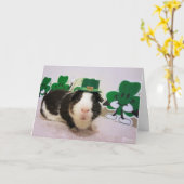 Vrolijk St. Patrick's Day. Kaart (Gele Bloem)