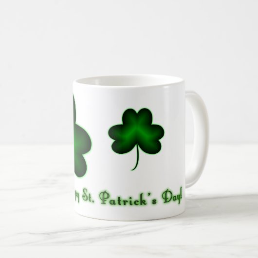 Vrolijk St. Patrick's Day. Koffiemok (Voorkant rechts)