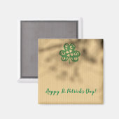 Vrolijk St. Patrick's Day. Magneet (Voorkant / Achterkant)
