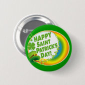 Vrolijk St. Patrick's Day. Ronde Button 5,7 Cm (Voorkant /achterkant)