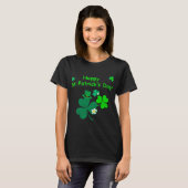 Vrolijk St. Patrick's Day. T-shirt (Voorkant volledig)