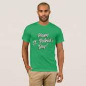 Vrolijk St. Patrick's Day. T-shirt (Voorkant volledig)