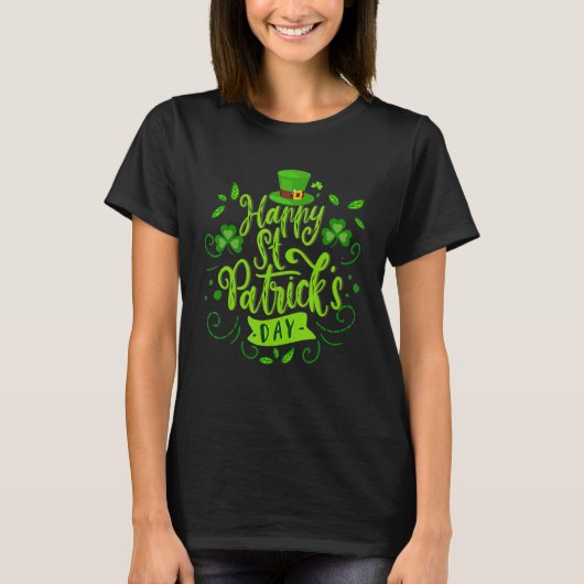 Vrolijk St Saint Patrick's Day Funny Saint Patrick T-shirt (Voorkant)