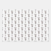 Vrolijk Stressmas met Rudolph Inpakpapier Vel (Voorkant)