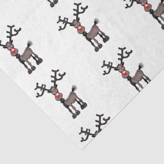 Vrolijk Stressmas met Rudolph Tissuepapier (Detail)