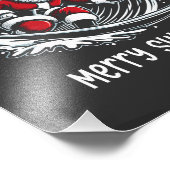 Vrolijk Surfmas Foto Afdruk (Hoek)