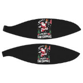 Vrolijk Swishmas Kerstmis Kerstman Spelen Basketba Basketbal (Panelen)