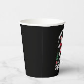 Vrolijk Swishmas Kerstmis Kerstman Spelen Basketba Papieren Bekers (Rechts)