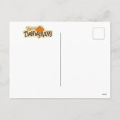 Vrolijk Thanksgiving dag herfstbladeren en pompoen Feestdagenkaart (Achterkant)