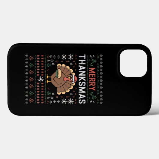 Vrolijk Thanksgiving kerst Thanksgiving Turkije Case-Mate iPhone Case (Achterkant (horizontaal))