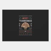 Vrolijk Thanksgiving kerst Thanksgiving Turkije Inpakpapier Vel (Voorkant)