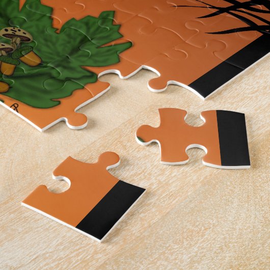 Vrolijk Thanksgiving. Legpuzzel (Zijkant)