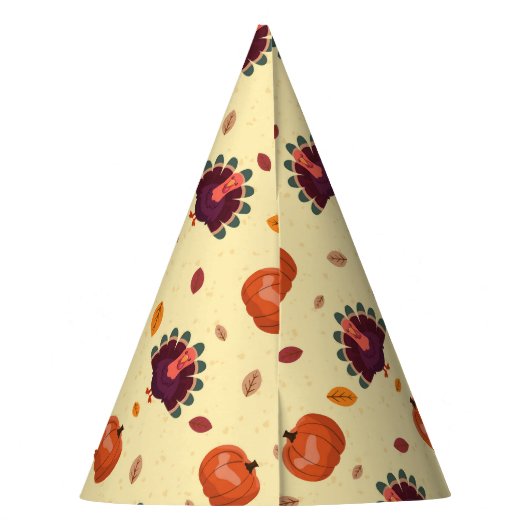 Vrolijk Thanksgiving Turkije Herfst Partij Pet Feesthoedjes (Achterkant)