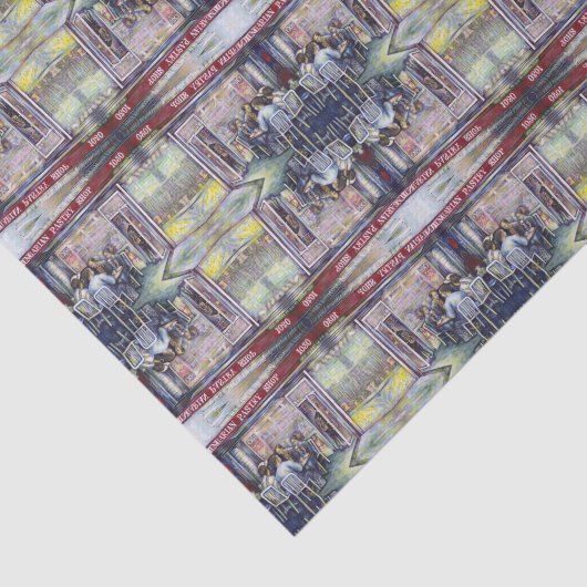 vrolijk tissuepapier (Detail)