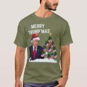 Vrolijk TRUMP'S MAS Kerstmis T-shirt (Voorkant)
