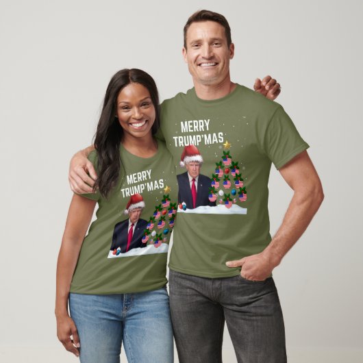 Vrolijk TRUMP'S MAS Kerstmis T-shirt (Unisex)
