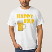 vrolijk uur mannen t-shirt (Voorkant)