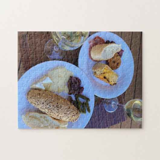 Vrolijk uur voor de Snack Time! Legpuzzel (Horizontaal)