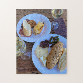 Vrolijk uur voor de Snack Time! Legpuzzel