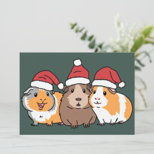 Vrolijk VarkensKermis Cavia Kerst Dierenliefhebber Feestdagenkaart