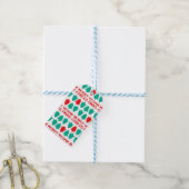 Vrolijk Vegan Christmas Xmas Gift Label Cadeaulabel (Met Touw)