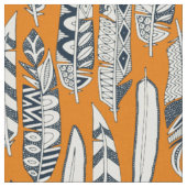 vrolijk veren oranje stof (Close Up)