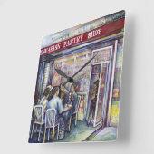 vrolijk vierkante klok (Hoek)