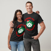 vrolijk vismas Kerstman T-shirt (Unisex)