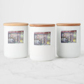 vrolijk voedselcontainer etiket (Flessen)