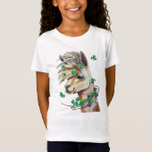 vrolijk voorjaar llama t-shirt (Voorkant)