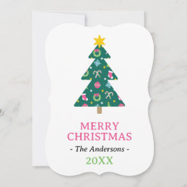 Vrolijk vrolijk kerstfeest feestdagenkaart