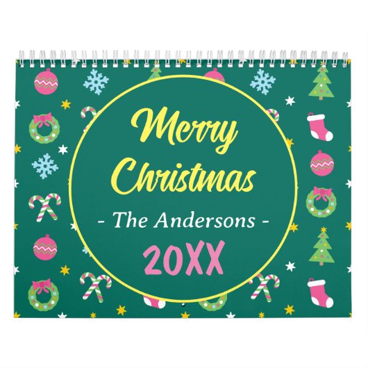 Vrolijk vrolijk kerstfeest kalender (Hoes)