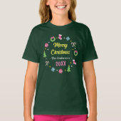 Vrolijk vrolijk kerstfeest - Kinder T-shirt (Voorkant)