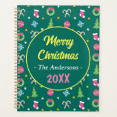 Vrolijk vrolijk kerstfeest planner (Voorkant)