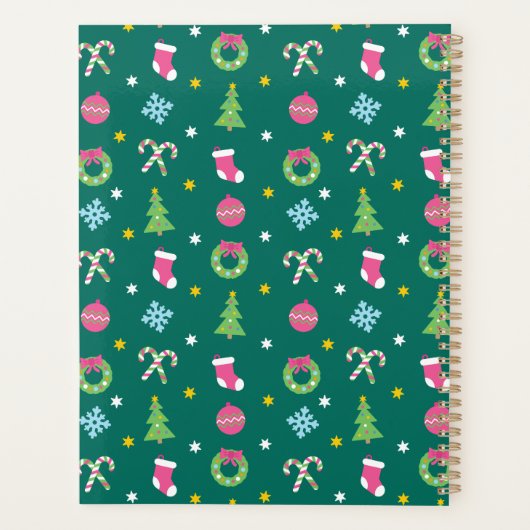 Vrolijk vrolijk kerstfeest planner (Achterkant)