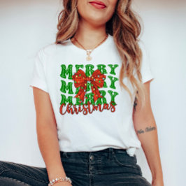 Vrolijk vrolijk kerstkoket t-shirt