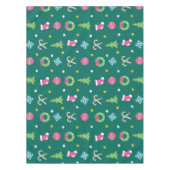 Vrolijk vrolijk kerstpatroon tafelkleed (Voorkant)